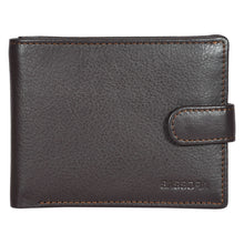 Load image into Gallery viewer, Sassora Premium Leather RFID Bifold Buckle Closure Men&#39;s Wallet
