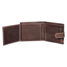 Load image into Gallery viewer, Sassora Premium Leather Bifold Loop Closure RFID Men&#39;s Wallet
