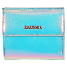 Load image into Gallery viewer, Sassora Premium Patent Leather Small RFID Ladies Card Pouch Wallet
