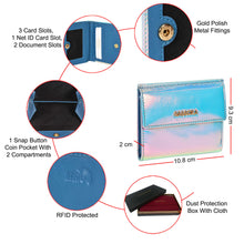 Load image into Gallery viewer, Sassora Premium Patent Leather Small RFID Ladies Card Pouch Wallet
