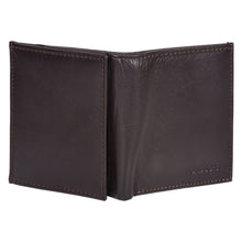 Load image into Gallery viewer, SASSORA Genuine Leather Men’s Wallet – RFID Protected, Coin Pocket, 8 Card Slots, Brown