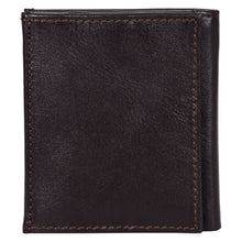 Load image into Gallery viewer, SASSORA Genuine Leather Men’s Wallet – RFID Protected, Coin Pocket, 8 Card Slots, Brown
