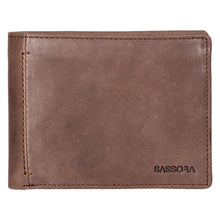 Load image into Gallery viewer, Sassora Premium Leather Large Bifold Wallet – RFID Protected
