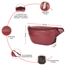 Load image into Gallery viewer, Sassora Genuine Leather Waist Bag for Men and Women