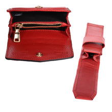 Load image into Gallery viewer, Sassora Raksha Bandhan Gift Combo – Red Card Wallet &amp; Pen Case for Sister
