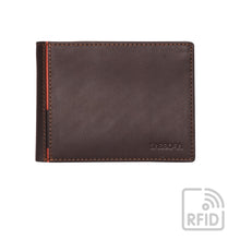 Load image into Gallery viewer, Sassora Genuine Smooth Leather Men&#39;s RFID Large Wallet