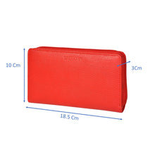 Load image into Gallery viewer, Sassora Genuine Premium Leather Women Red RFID Protected Purse