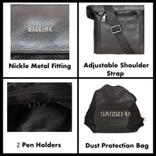 Load image into Gallery viewer, Sassora Genuine Leather Medium Men&#39;s Sling Bag