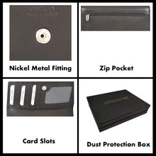 Load image into Gallery viewer, Sassora Genuine Leather Black RFID Ladies Purse (5 Card Holders)
