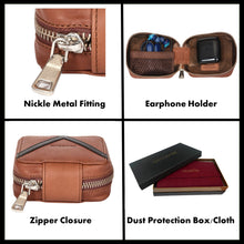 Load image into Gallery viewer, Sassora Premium Leather Unisex Small Travel Pouch
