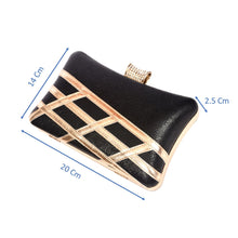 Load image into Gallery viewer, Sassora Genuine Leather Frame Party Clutch For Girls