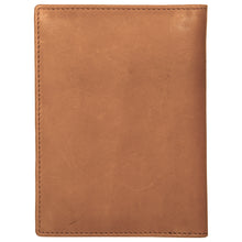 Load image into Gallery viewer, Sassora High Quality Leather Bi-Fold RFID Unisex Tan Passport Cover