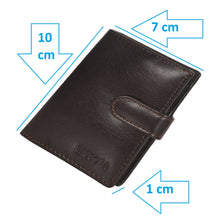 Load image into Gallery viewer, Sassora Men &amp; Women Casual, Formal Brown Genuine Leather Card Holder Sassora By Leatherman Fashion
