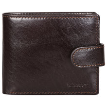 Load image into Gallery viewer, Sassora Genuine Leather Medium Dark Brown RFID Protected Men Wallet (7 Card Slots)