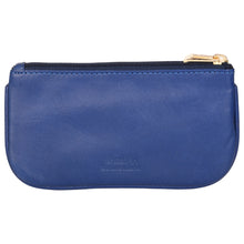 Load image into Gallery viewer, Sassora Genuine Leather Small Blue Key Case For Men and Women
