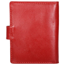 Load image into Gallery viewer, Sassora Genuine Leather Medium Size Red Unisex Business Card Holder