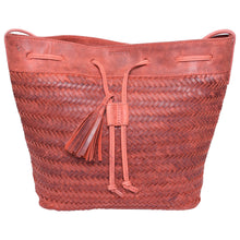 Load image into Gallery viewer, Sassora 100% Genuine Leather Medium Women Shopper Bag