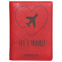 Load image into Gallery viewer, Sassora Premium Genuine Leather Bi-Fold RFID Passport Cover