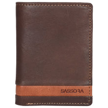 Load image into Gallery viewer, Sassora Genuine Leather RFID Bifold Notecase
