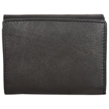 Load image into Gallery viewer, Sassora Genuine Leather Small Black RFID Protected Wallet for Women