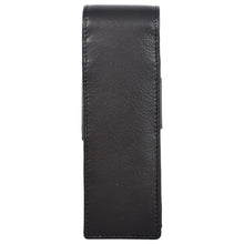 Load image into Gallery viewer, Sassora Genuine Premium Leather Black fountain pencase (Set of 1)