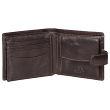 Load image into Gallery viewer, Sassora Genuine Leather Medium Dark Brown RFID Men Wallet With 12 Card Slots