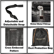 Load image into Gallery viewer, Sassora Genuine Premium Leather Unisex Belt bag Waist Pouch