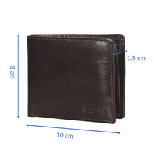 Load image into Gallery viewer, Sassora Genuine Leather Small Dark Brown Wallet for Men and Women Sassora By Leatherman Fashion
