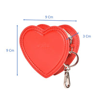 Load image into Gallery viewer, Sassora Genuine Leather Small Women Red Key Case For Your Valentine