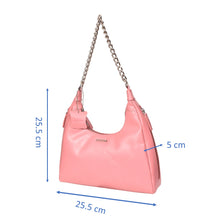 Load image into Gallery viewer, Sassora Genuine Leather Pink Women Small Shoulder Bag